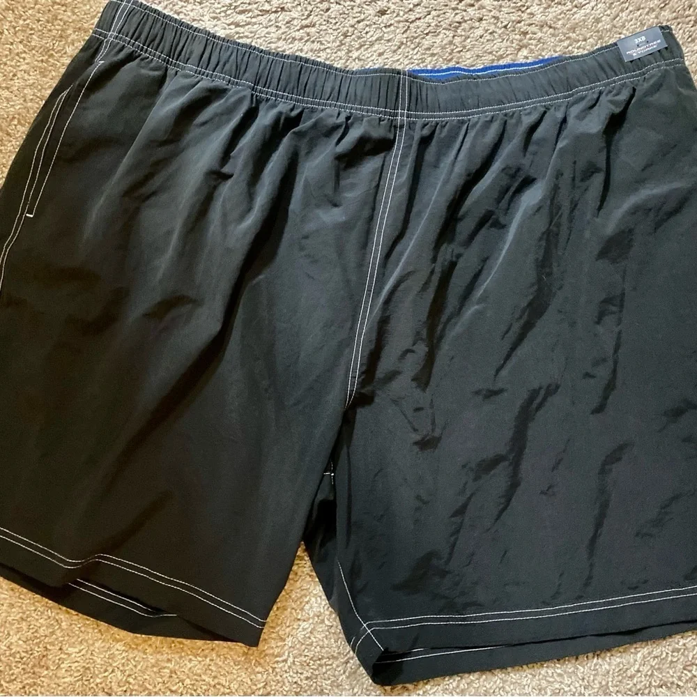 Men's Black Swim Shorts roundtree and york 3XB NWT